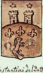 Coa fam ITA costantini del dottore BCUD 207.png