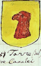 Coa fam ITA del torre o canalei BCUD 207.png