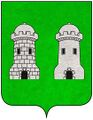 di verde, alla torre con cupola d'argento